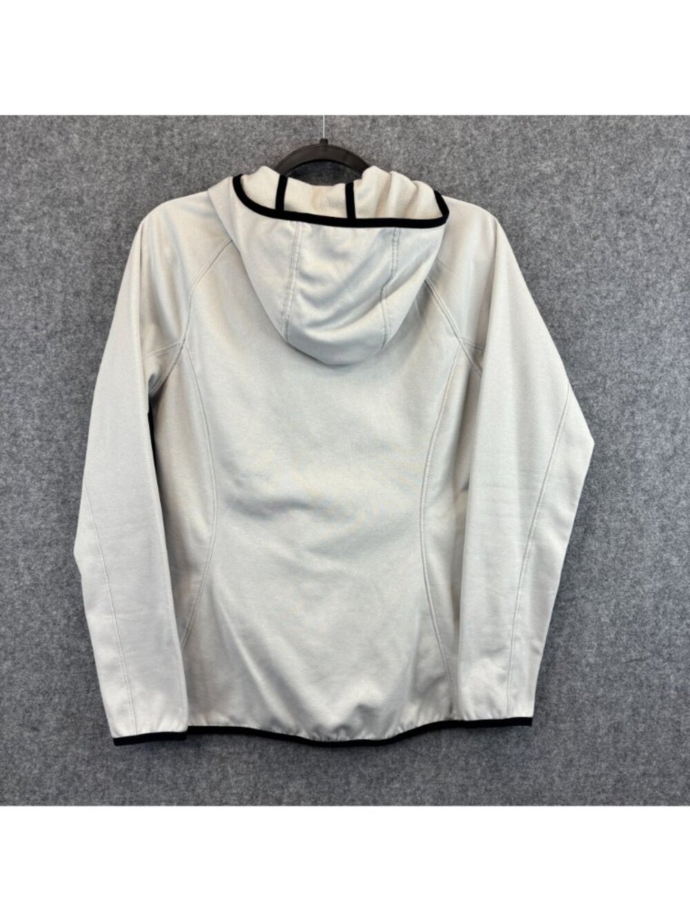 The North Face Arcata Womens Medium Jacket White Asymmetrical Full Zip Hoodie - Picture 7 of 8